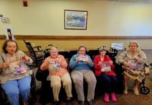 Read more about the article Assisted Living Residents Produce “Care Kits” for Homeless Residents