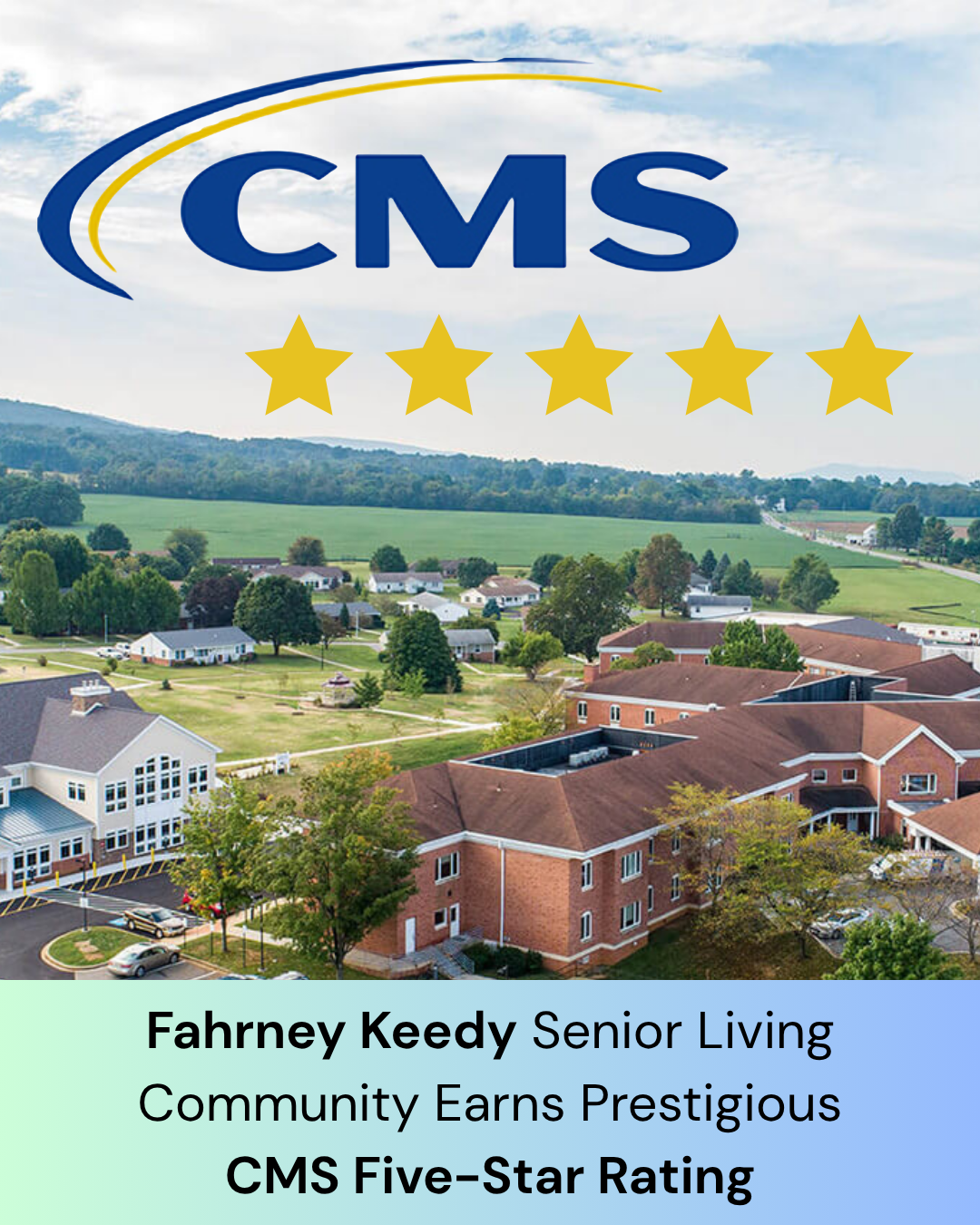 Read more about the article Fahrney Keedy Senior Living Community Earns Prestigious CMS Five-Star Rating